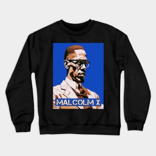 Malcolm Blue Crewneck Sweatshirt